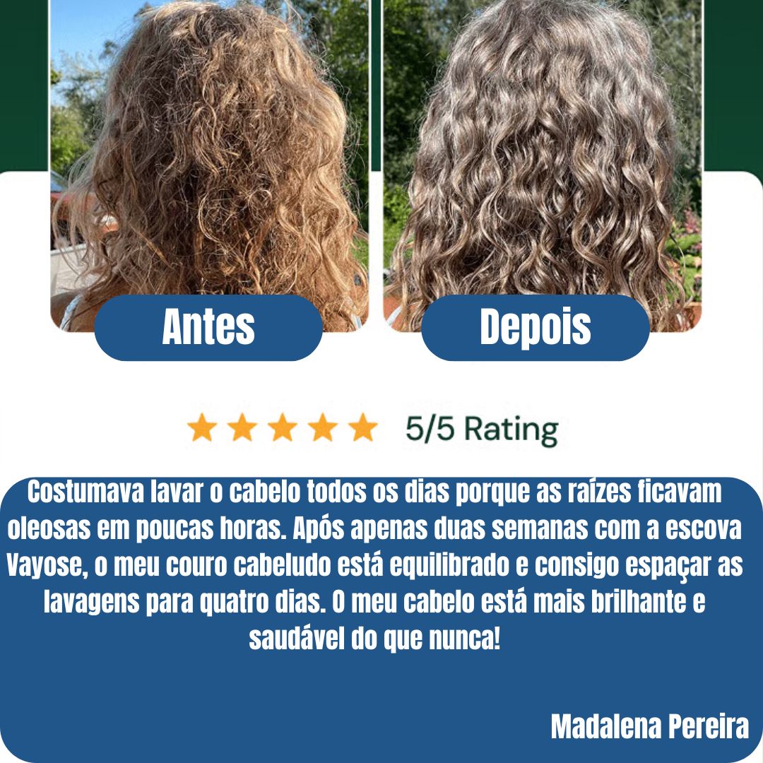 CADORNIA - Escova para cabelo sem champô