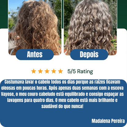 CADORNIA - Escova para cabelo sem champô