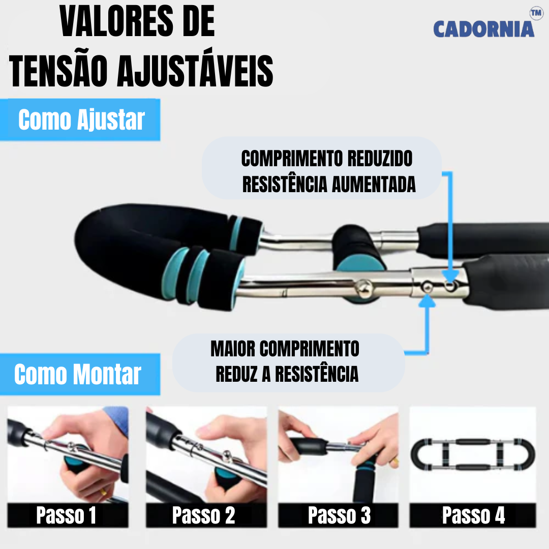 Cadornia Bar™ — A barra de musculação revolucionária
