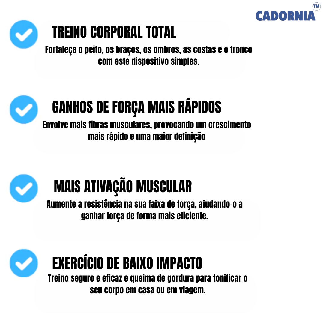 Cadornia Bar™ — A barra de musculação revolucionária