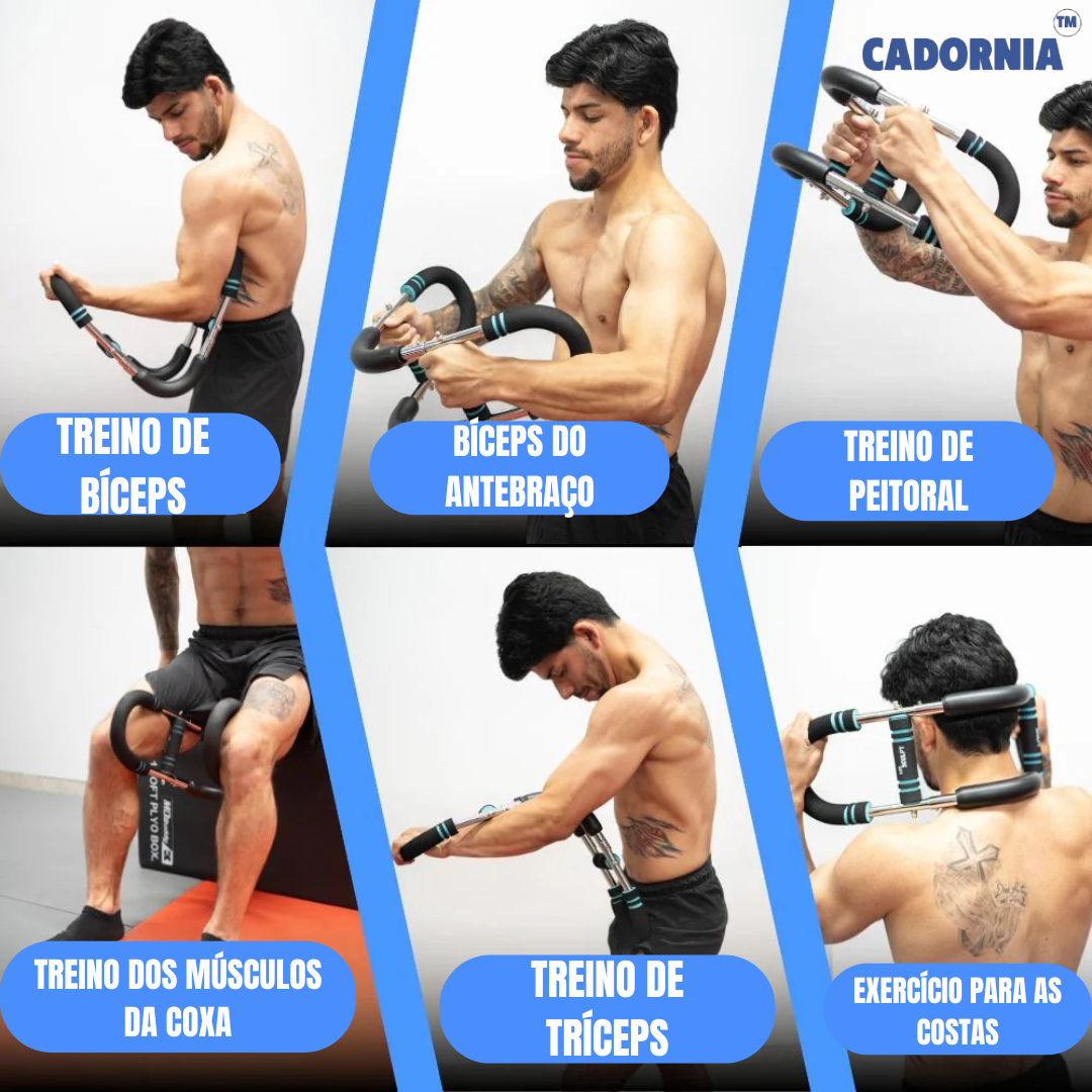 Cadornia Bar™ — A barra de musculação revolucionária