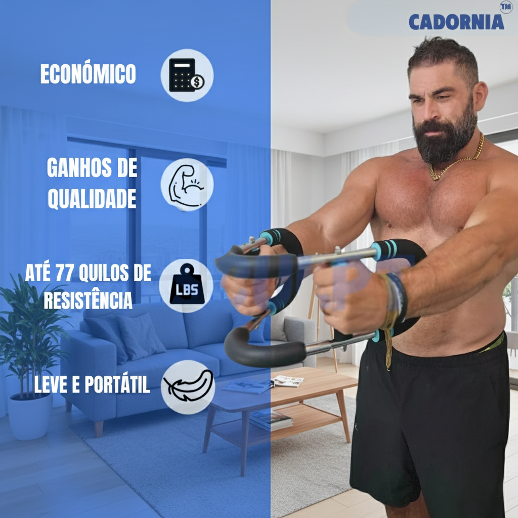 Cadornia Bar™ — A barra de musculação revolucionária
