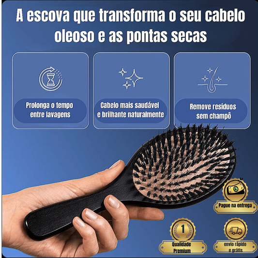 CADORNIA - Escova para cabelo sem champô